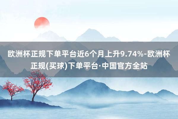 欧洲杯正规下单平台近6个月上升9.74%-欧洲杯正规(买球)下单平台·中国官方全站